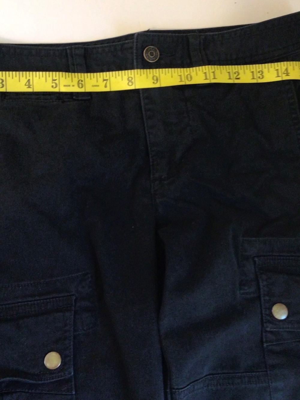 polo ralph lauren cargo pants black size 6 zip ankle stretch utility military - Picture 10 of 16